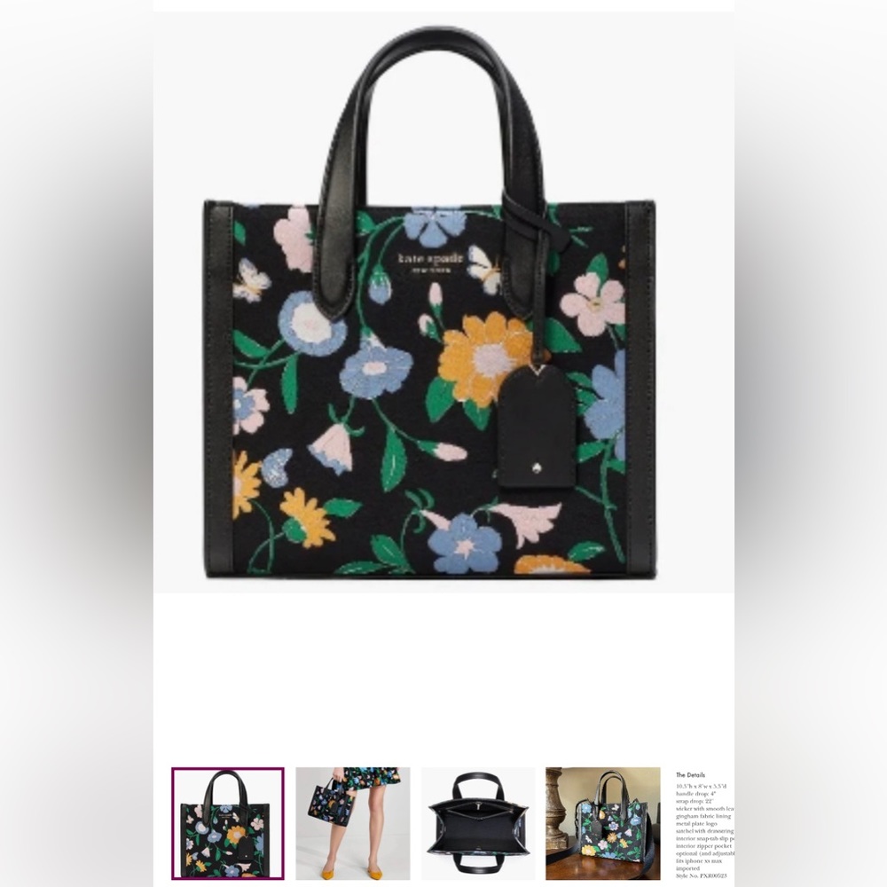 Manhattan Floral Jaquatd small tote by
Kate Spade